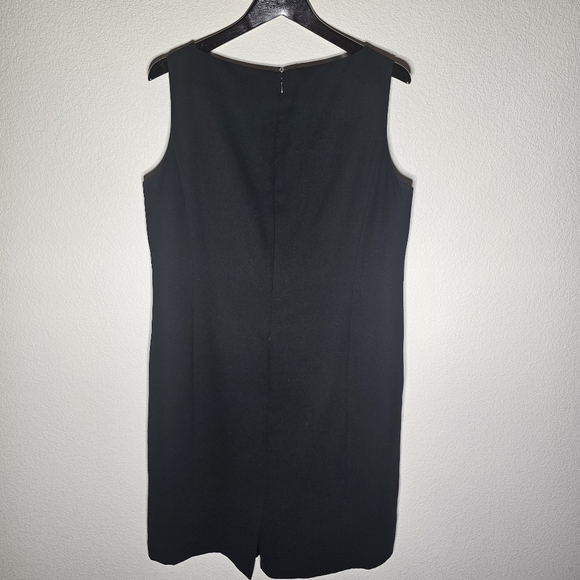 Jones Studio Women's sz 14 Black Sleeveless Dress - Picture 3 of 9